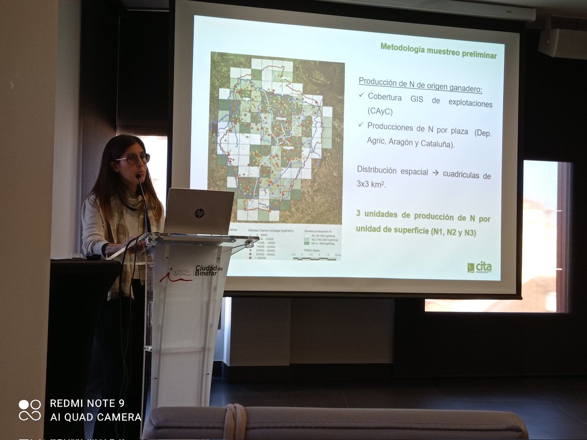 María Balcells <a href="/CITAAragon/">CITA Aragón</a> paticipa en la Jornada Técnica Económia Circular en el Canal de Aragón y Cataluña.