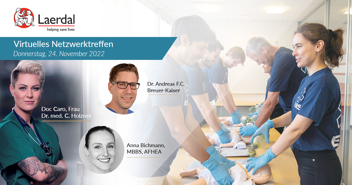 Registriert Euch für unser kostenloses virtuelles Netzwerktreffen mit Top Speakern aus Medizin, Forschung und Rettungsdienst zum Thema "Wandel in der Reanimationsausbildung. laerdal.zoom.us/webinar/regist… 
#reanimation #cpr #erstehilfe #rettungsdienst #Feuerwehr #reanimationsausbildung
