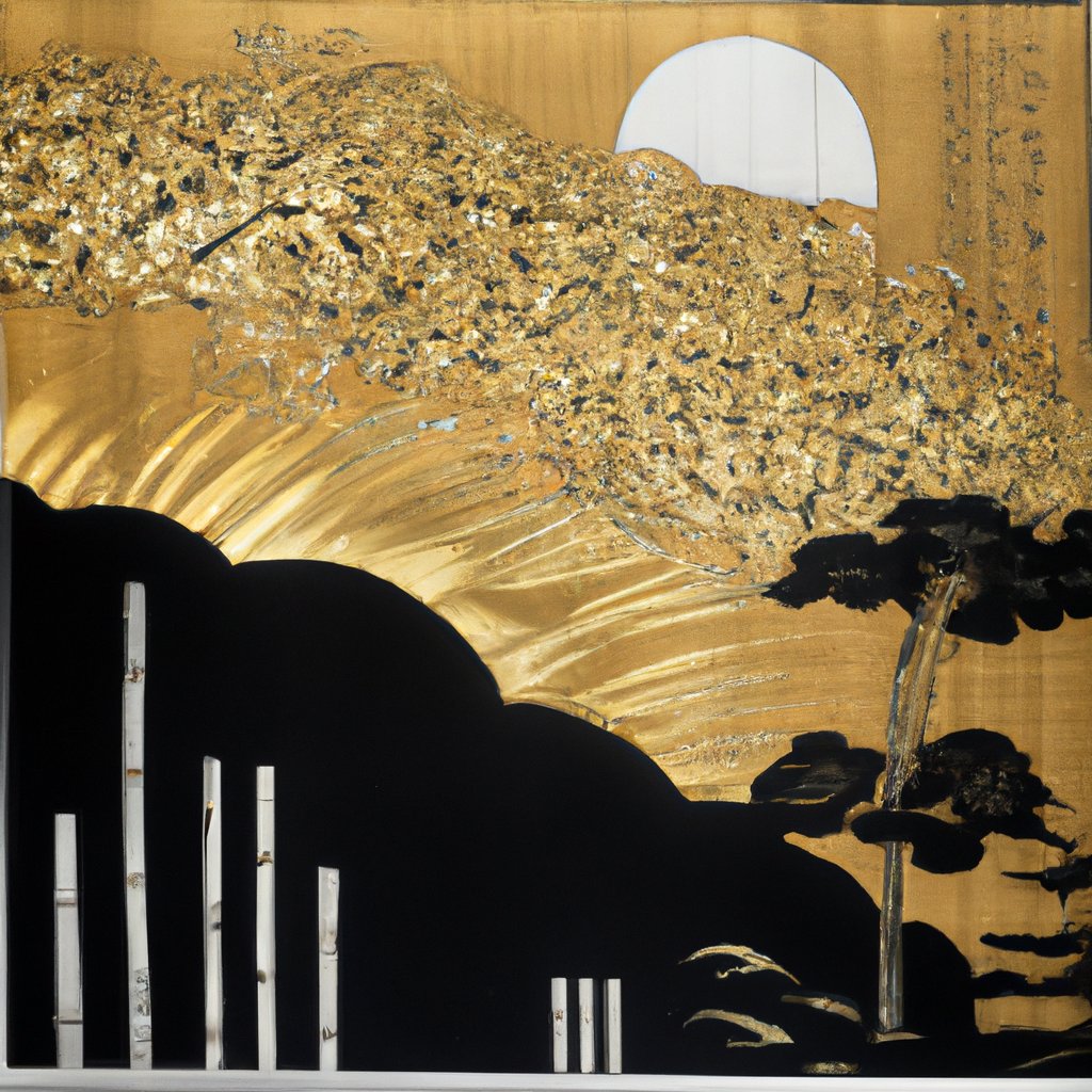 pariah49634411's tweet photo. the sun #Golden #black #art #digitalart #ukiyoe #sun #sunsymbol #minimalism #dalle2 #aiartcommunity #aiart #abstract #abstracart #midjourney #dalle2art https://t.co/MAAHbge3IK