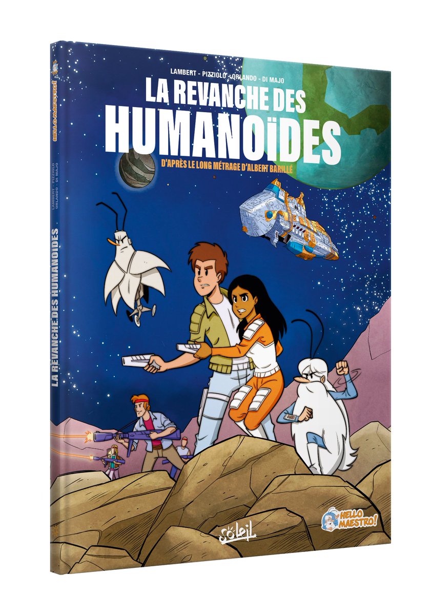 Le 22/11 vous pourrez découvrir notre #EPL 22 avec LA REVANCHE DES HUMANOÏDES d’Albert Barillé ! Et dès mercredi, retrouvez la superbe adaptation en BD par Christophe Lambert aux éditions Soleil.
editions-soleil.fr/.../album-il-e…...
<a href="/EditionsSoleil/">Editions Soleil</a> <a href="/Hello_Maestro/">HELLO MAESTRO</a> #procidis