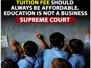 Sanatan_Prabhat's tweet photo. Education not a business to earn profit : #SupremeCourt
Supreme Court puts the Andhra Pradesh Government’s decision to increase the #TutionFees seven times more on hold !
https://t.co/BHGJlOyTzu
#education https://t.co/K0r6uE4LZ8