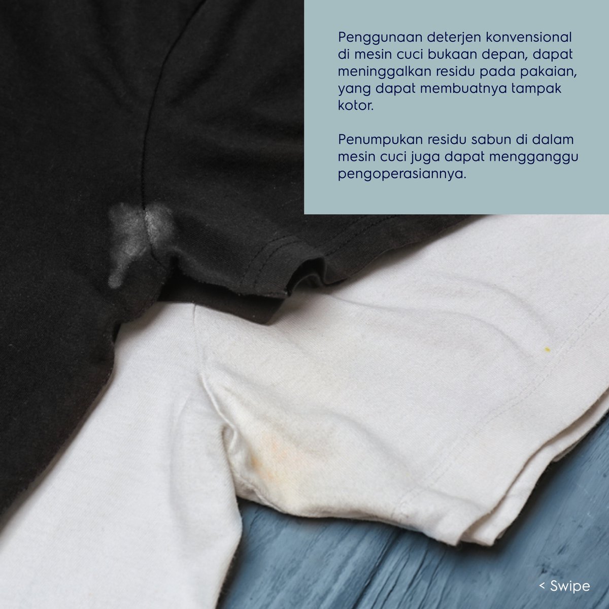 ElectroluxID's tweet photo. Masih menggunakan deterjen biasa untuk mesin cuci bukaan depan Anda? #Electrolux #MesinCuci #FrontLoad #Deterjen #Tips https://t.co/wBxqlgbpWR