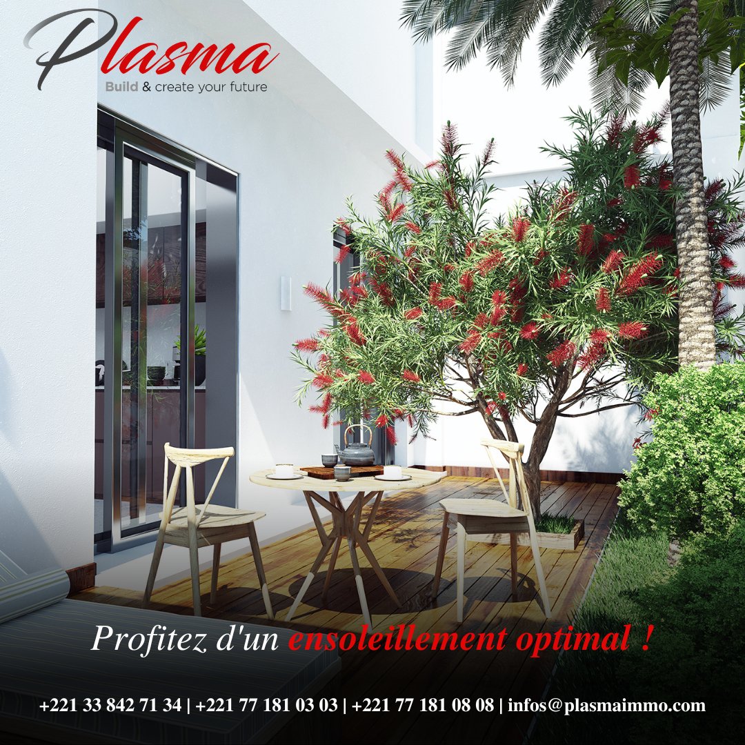ImmoPlasma's tweet photo. La disposition des villas de la résidence Aïcha vous offre un ensoleillement optimal !

Pour + d'infos sur nos offres : +221 77 181 03 03 / +221 77 181 08 08 / +221 77 495 63 63

Ou visitez notre site web : https://t.co/MDxOfiKdr8

#Immobilier #Investissement #Dakar #Senegal https://t.co/kwO8x7SbId