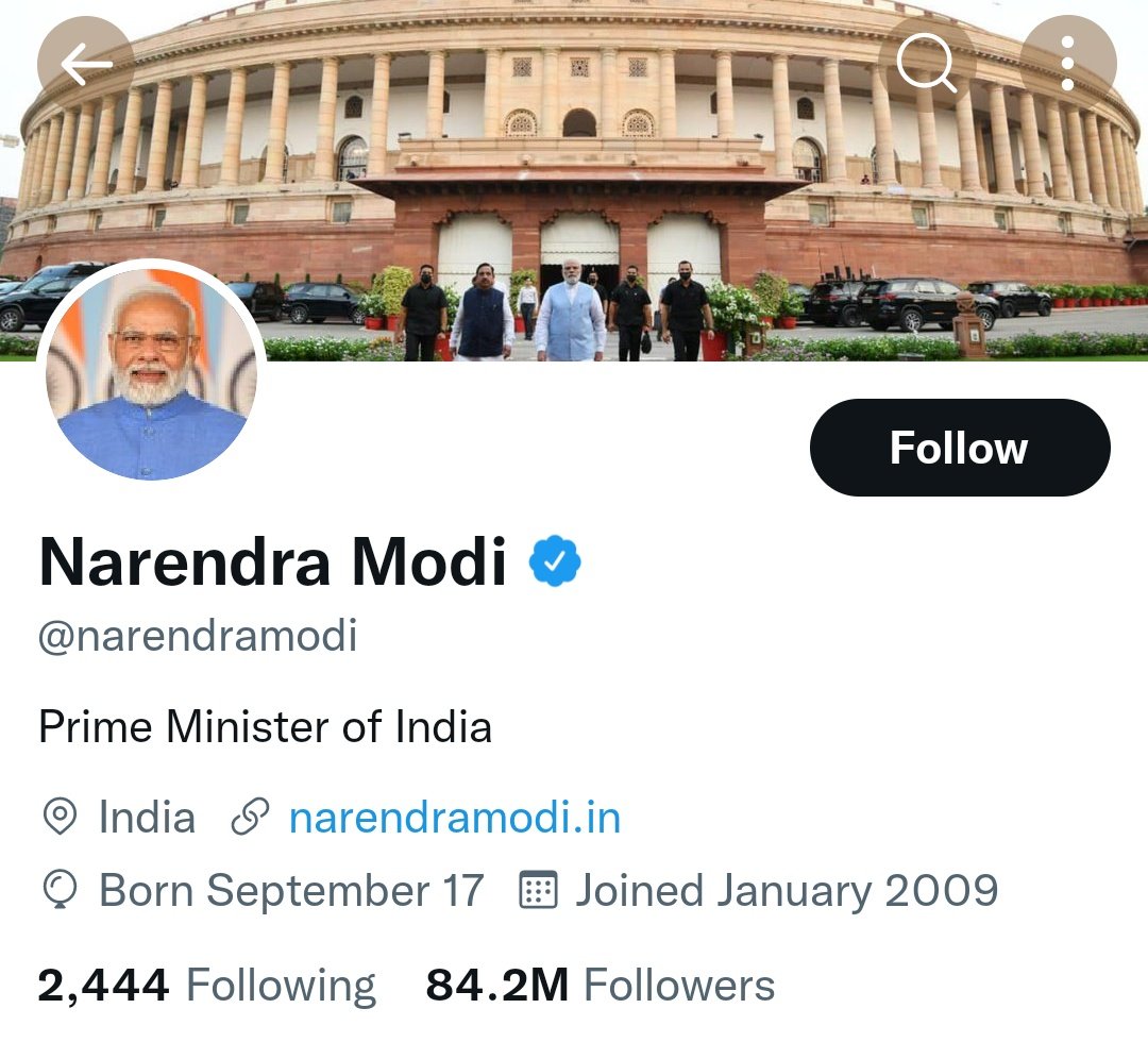ChaiwalaL's tweet photo. India has 17M Twitter users and Viswaguru has 84M followers 🐮 https://t.co/H6CeUBSj0m