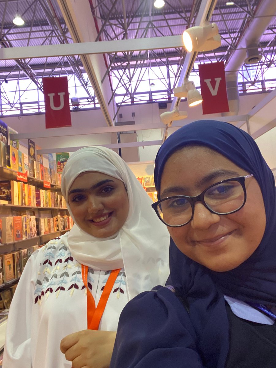 AIS_English's tweet photo. Today, grade 8 students had a wonderful day at the Sharjah International Book Fair. The event took place at the Expo Centre Sharjah. A great day was had by all! @SharjahBookAuth  #AISGrade8 #AISJrSecondary #AISEnglish #AISReading #AISExcursion https://t.co/D6zVOFmldV