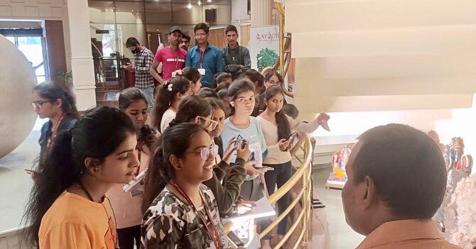 Gargoti's tweet photo. Today 29 students visit from K.K Wagh College of Engineering, Nashik 

#gargotimuseum #nashik #nasik #nashiktourism #nashikcity #pune #mumbai #maharashtratourism #museum #museumindia #museumofindia #students #mustvisit #placetovisit #education #collegelife #collagetrip https://t.co/aCLyTTxXoy