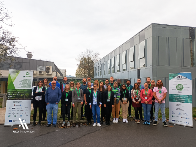 AxiaInnovation's tweet photo. The👩🏻🏫 #training session took place yesterday during the #MicroTechWeek, co-organised by @JSI_SLO @ICCRAM_UBU and @AxiaInnovation, under @GreenerH2020 and @SurfBio_Hub projects, & has engaged several representatives from industry and academia.
🌐 https://t.co/Li5rOT5CbB https://t.co/a0qeld8byK