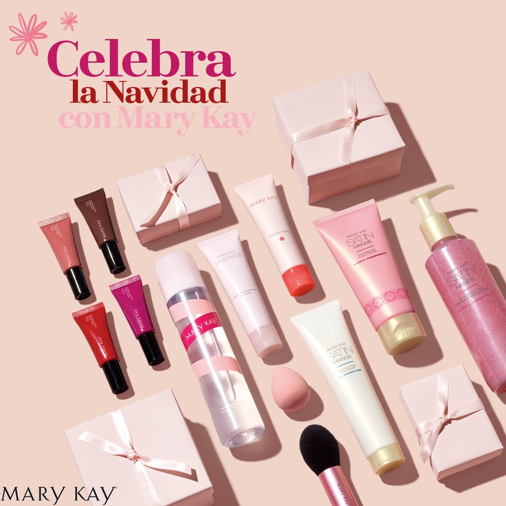 marykayespana's tweet photo. ¡Comienza ya la Navidad en Mary Kay! ¡Vive la magia con nosotros! Hazte con los mejores regalos y autoregalos, participa sorteos de los miércoles y… ¡mucho más! 
¡Este año con Cofres cerrados y personalizables! https://t.co/VFf3rpv3WM #CelebraConMaryKay https://t.co/7oBRJsvdTA