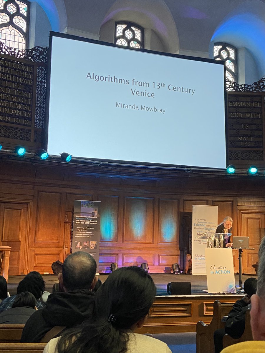 Mayflower_High's tweet photo. The year 12-13 Computer Science and IT students are at @emmanuelcentre for the Computer Science in Action lectures
There have been some interesting topics so far now on to the topic of Algorithms from 13th Century Venice
@edu_in_action #CompSci #CompSciInAction https://t.co/6YO9C9OAKO
