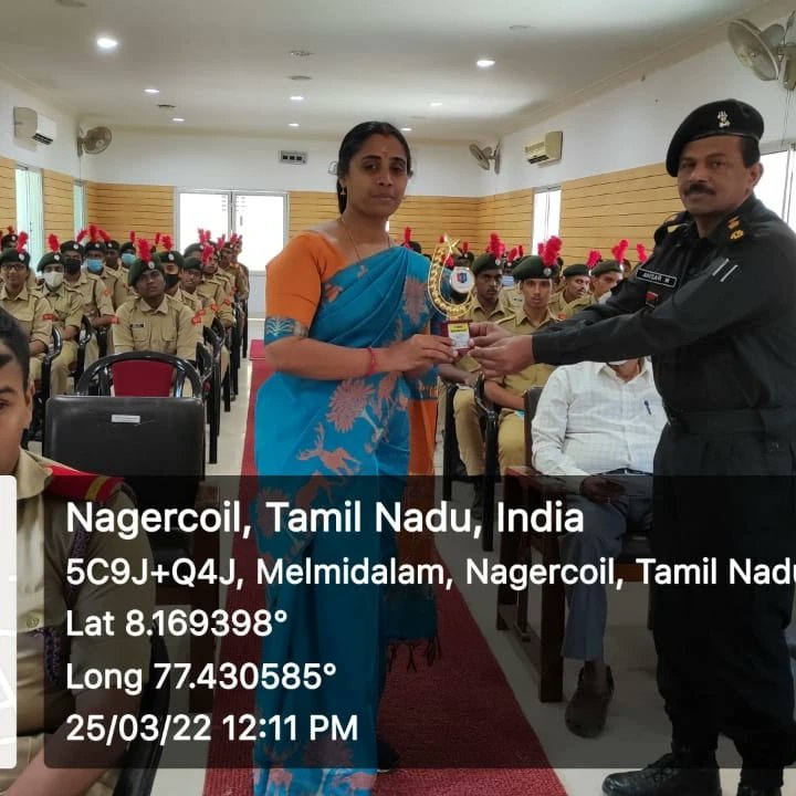 savithaar's tweet photo. #throwbackthursdaychallenge
A different experience, addressing the cadets of 11 Tamilnadu Battalion, NCC Battalion, Nagercoil on 25 March 2022.
The pgm was organised as part of "World Water Day" activities @STHinduCollege
#WorldWaterDay2022
#STHinduCollege https://t.co/jdOb9yPgQt