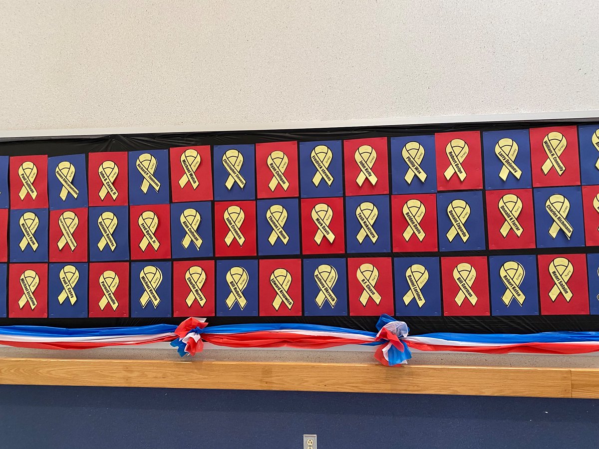 DedhamMSLibrary's tweet image. Big, big thanks to Ms. D for our bulletin boards. They came together beautifully! Thanks also to the countless students who traced, cut, glued, and stapled to get these up!