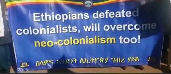DrMohaAbdulahi's tweet photo. #Bitter_TRUTH‼️😭😭
Western allies ACT AS IF they hv DIVINE duty,2 declare whatever they wish,and countries they labeled 3rd WORLD hv divine DUTY to accept whatever they SAID. IRONY!
Eth🇪🇹 already defeated COLONISTS & will OVERCOME Neocolonialism TOO.
#NEOCOLONIALMentality!! https://t.co/TzZjn1s3O3