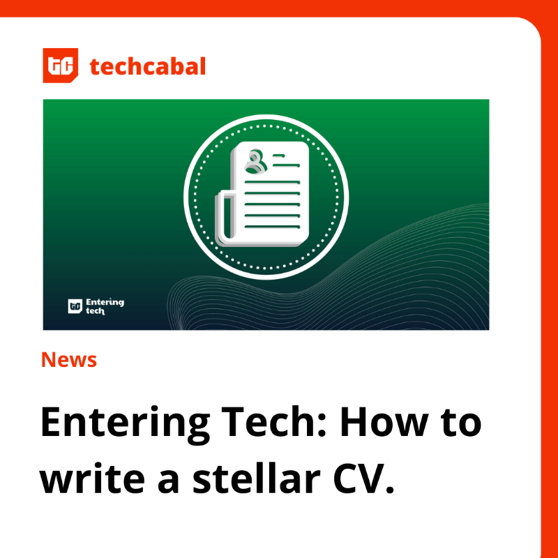 TechCabal's tweet photo. In many cases, CVs are the first impressions of the corporate world; they’re the first thing your bosses and managers will learn about you. 

How do you craft a CV that makes a great first impression?

Here are a few tips from this edition of Entering Tech.

Click to read more 👇🏽