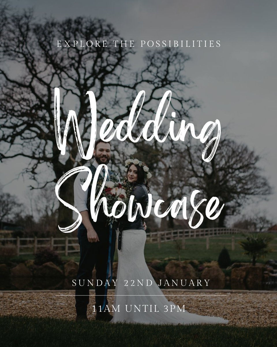 🤍 S A V E   T H E   D A T E  🤍

Join us for our first Wedding Showcase of 2023 and discover your happily ever after at The White Hart 😍

📆Sunday 22nd January // 11am - 3pm 

🎟️Book your free tickets today ticketsource.co.uk/the-white-hart…

#wedding #Derbyshire #weddingvenue