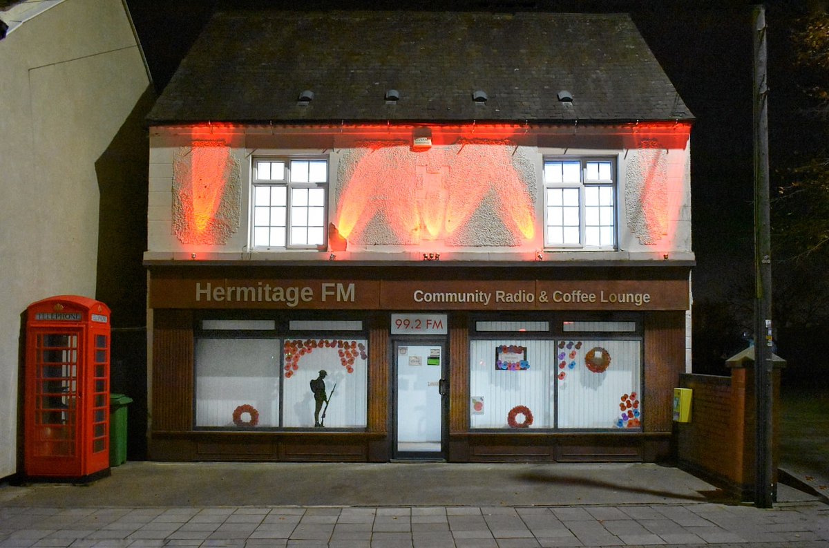 LeicsLieutenant's tweet photo. The Light up in Red campaign encourages organisations across Leicestershire to illuminate their buildings, monuments and structures wirth red light to support the Poppy Appeal between now and 11th November. #LightUpInRed https://t.co/nokynB3zoD