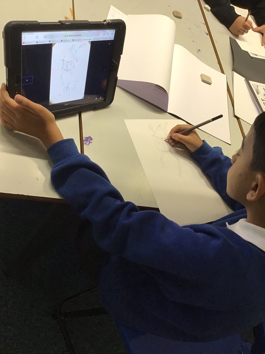 Lift_Feversham's tweet photo. Y6 sketching the #housewithchickenlegs @sophieinspace after reading The Girl who speaks Bear.
#creativity #inspiredart @Claire_Heald @CNicholson_Edu @AETAcademies @mrs_darl @GomersalArt @AlisaYates19 https://t.co/ayjxAkznIa