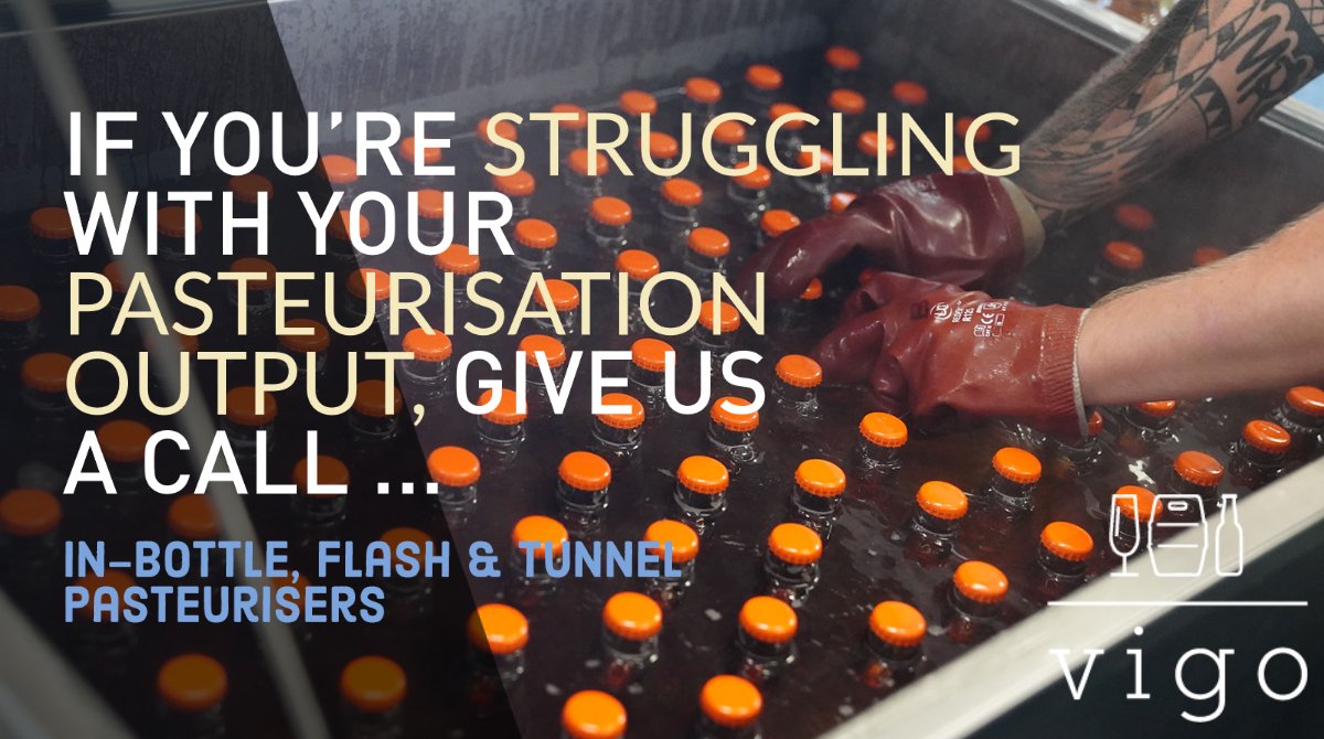 VigoLtd's tweet image. Call us on 01404 892 100 to discuss your #pasteurisation options.  Capacities from 100 to thousands of bottles per hour; in-bottle or inline #pasteurisers #inbottlepasteurisers #vigoinbottle #flashpasteurisers #vigoflash #tunnelpasteurisers #cider #applejuice
