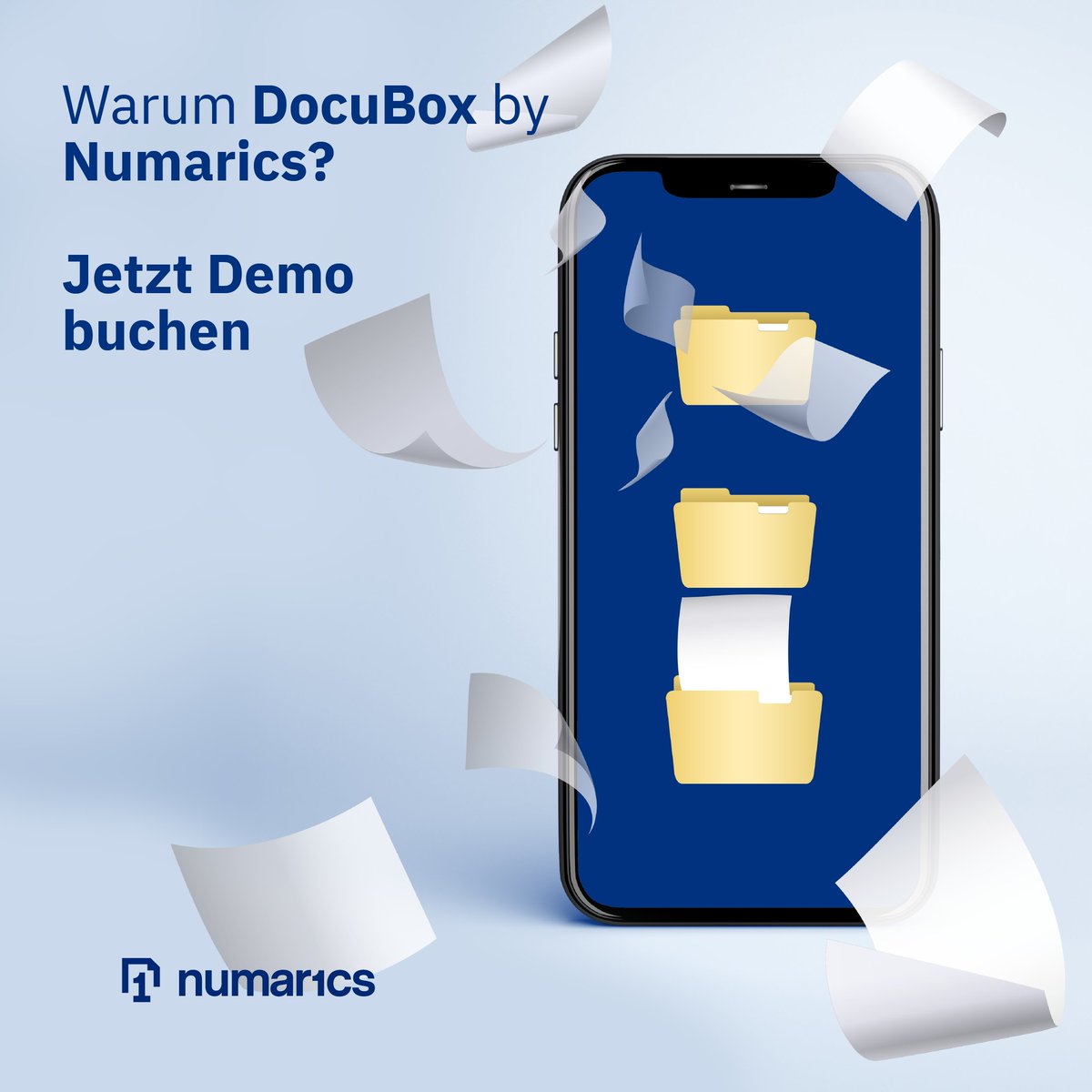 numarics's tweet image. Mit der DocuBox von Numarics kannst du alle deine Dokumente mühelos organisieren und einfach über’s Mobiltelefon oder Drag-and-Drop archivieren.📃

#numarics #DocuBox