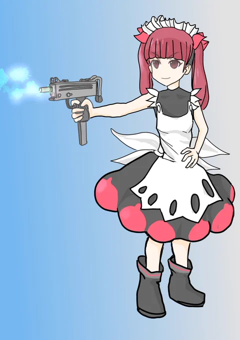 某ゲームでよく使うMAC-10#いい銃の日 #ケムリクサ 