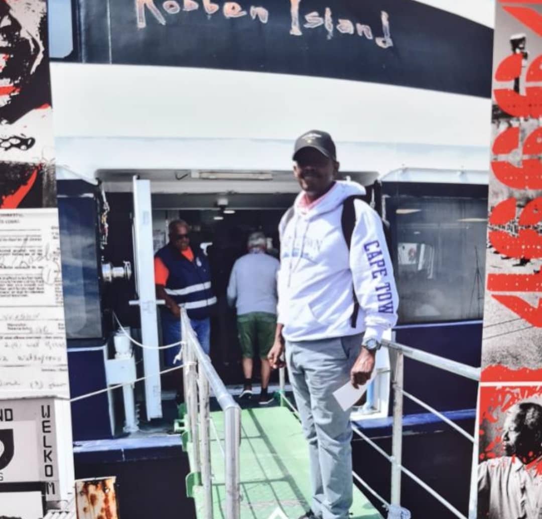 I and Afande SPA/SO toured Robben Island last week while on our tour in South Africa. It was a great experience to see what we have always read in books about one of the great African Leaders, Nelson Mandela.