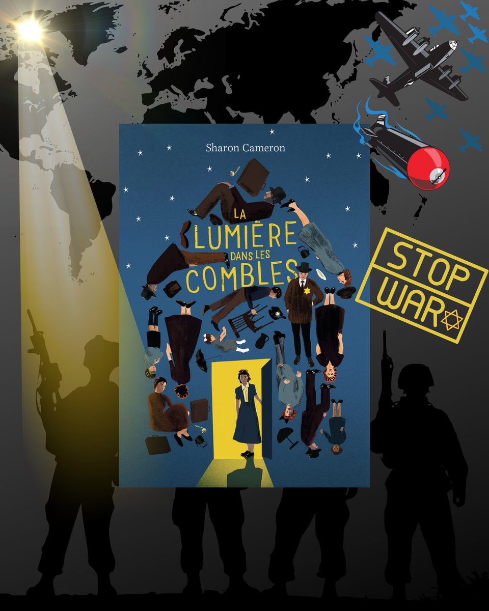 chamallowsread's tweet image. La lumière dans les combles 💡

Stefania et sa soeur ont un terrible secret : treize juifs se cachent dans leur grenier. Mais bientôt, l&apos;étau nazi se resserre...
Comment continuer à avancer quand chaque coup frappé à la porte pourrait être le dernier ?