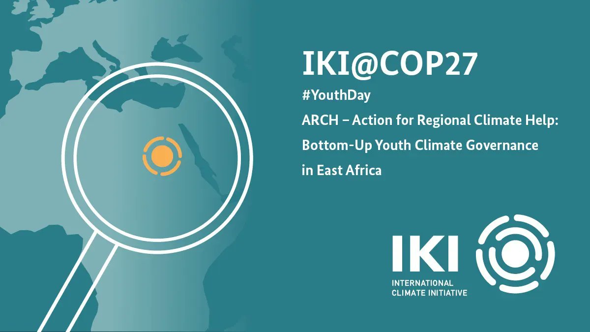 iki_germany's tweet photo. Do you know #IKI´s ARCH project? Action for Regional #ClimateHelp: Bottom-Up Youth #ClimateGovernance in East Africa. The project seeks to enhance the capacities, network & voice of Sudanese + Egyptian youth organizations ➡️ https://t.co/YHc4PhEf23
#YouthDay #COP27 @PACJA1 https://t.co/SgDfBR1GUE