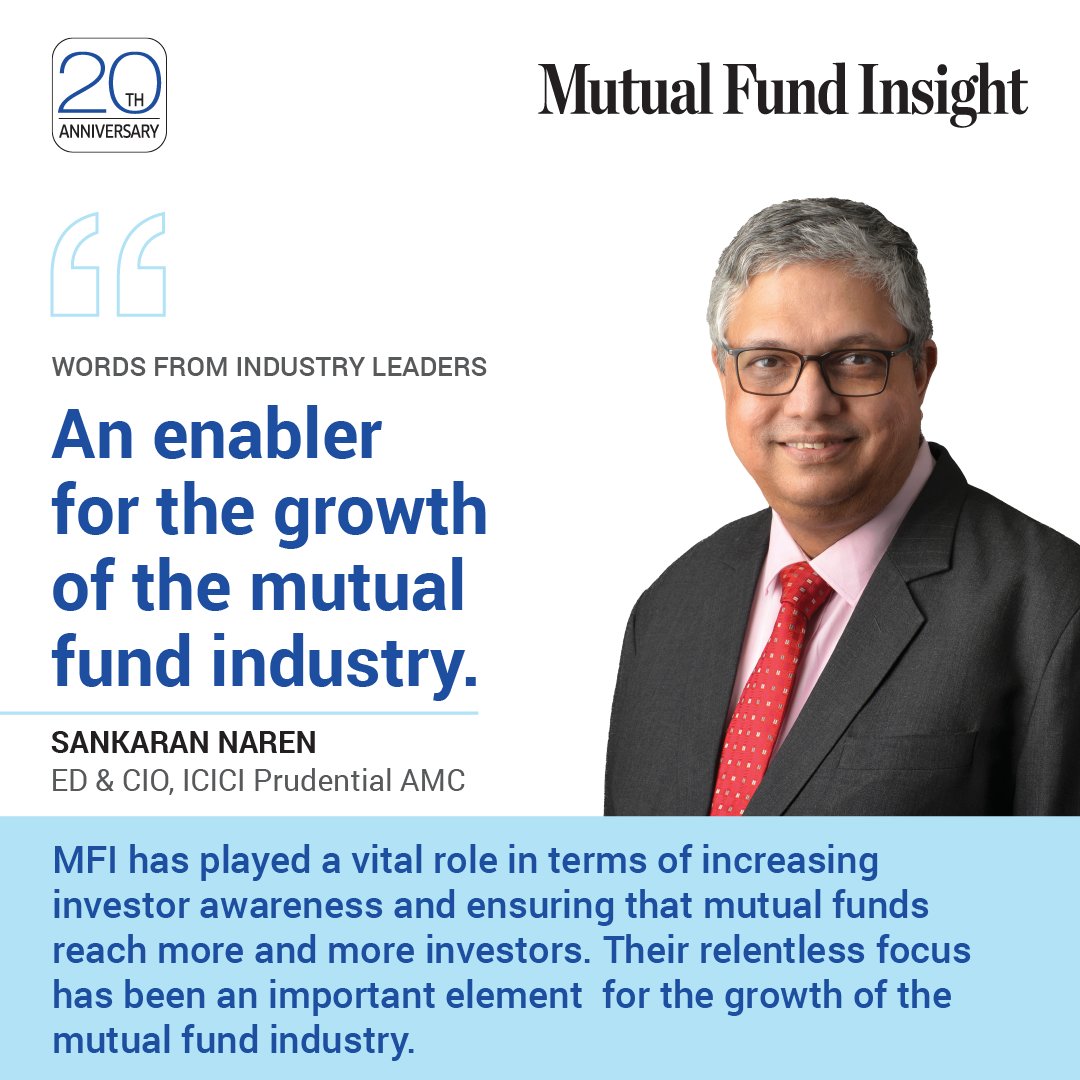 ValueResearch's tweet photo. Voice of the Industry!
Celebrating #20YearsOfMFI
Mutual Fund Insight --> https://t.co/CosS97izsi
#investing #mutualfunds https://t.co/Vj6DGY5wiw