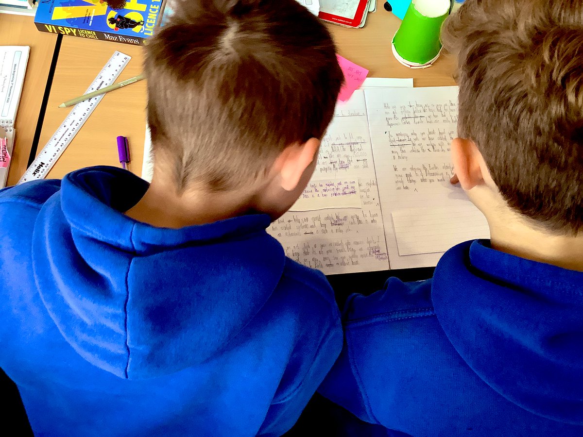 Year 5 are working together to edit and improve their writing. By reading aloud and focusing on intonation, children can spot their errors and edit spellings, punctuation and rewrite parts of their journals based on the events of Apollo 13 🌙 🚀 <a href="/stmargaretsath1/">stmargaretsathasbury</a>