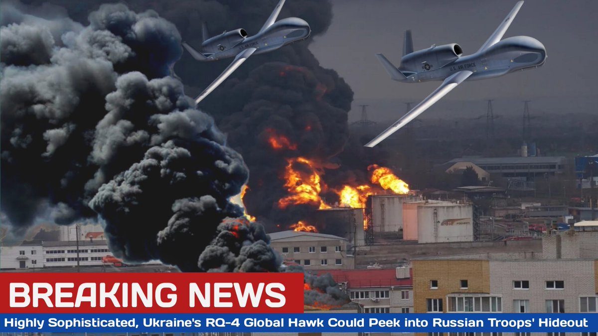 Ridhama18892819's tweet image. Highly Sophisticated, Ukraine&apos;s RQ-4 Global Hawk Could Peek into Russian Troops&apos; Hideout
#rq4globalhawk #UkraineRussiaWar
#dronesystem #UkraineWar #UkraineNews #BreakingNews #airdefenseforukraine

youtu.be/k4NShviLtIE