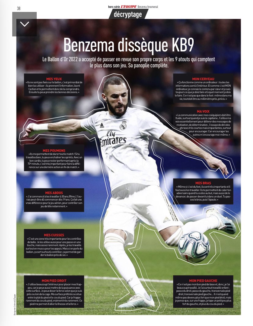 hugoguillemet's tweet image. Très fier d’avoir pleinement participé à ce hors-série de @lequipe, « @Benzema Fenomenal », en kiosques à partir d’aujourd’hui ! Des archives, de l’inédit, des légendes, tout y est: 40 pages spéciales sur le Ballon d’Or 2022.
