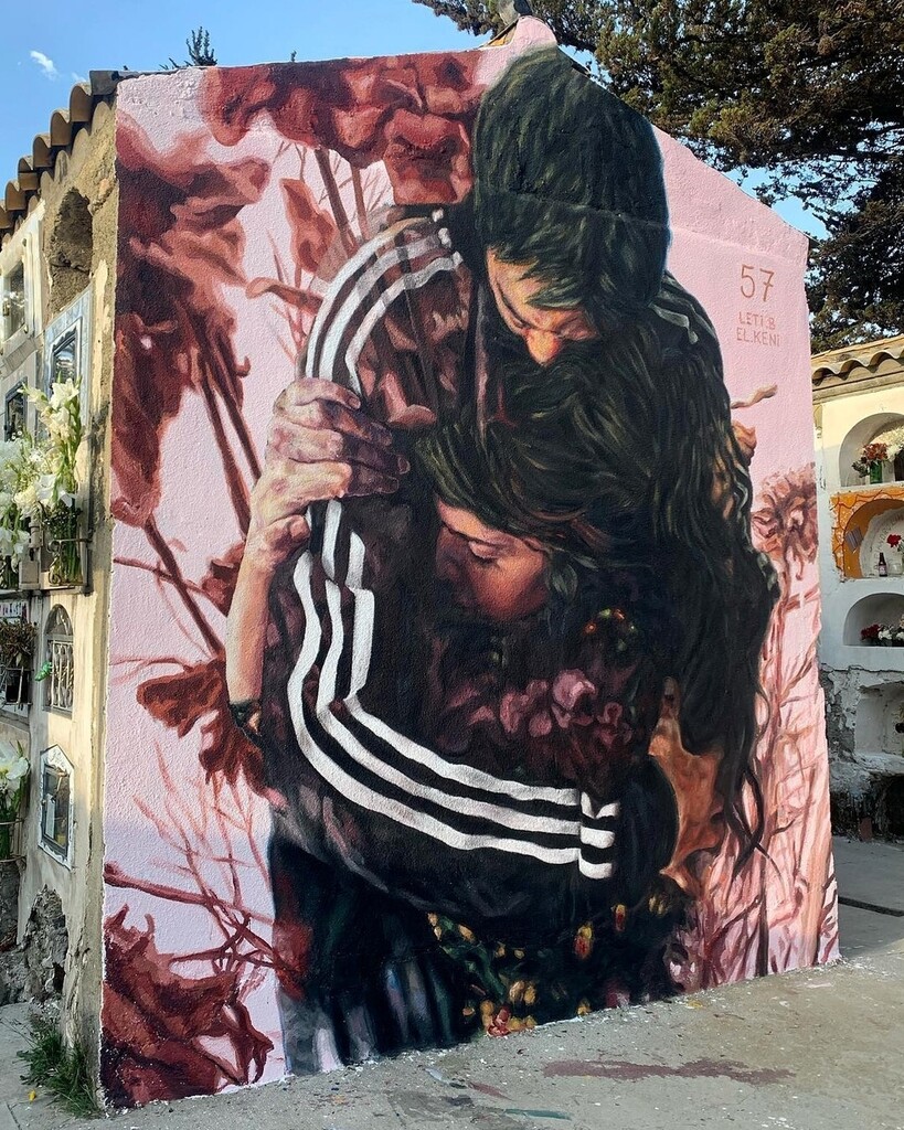 #Streetart by #LetiB <a href="/leti/">Letizia Rossi</a>.bonetti + #MartinAgazzi <a href="/el/">ELEAGUE_has_moved</a>.keni in #LaPaz, Bolivia, for #ñatinta, a project by #PerrosSueltos <a href="/perros_sueltos/">pitbull incontenible</a>
More info at: ift.tt/Fg4nBle
Via @cultureforfreedom

#streetartlapaz #streetartbolivia #boliviastreetart #… instagr.am/p/CkxqXoJM5-C/