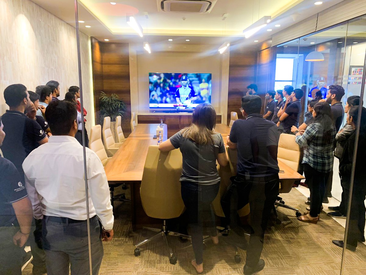 When love for the game is so fierce, we do not want our #PinnacleFamily to miss out on the big cricketing action. As a cricket fan, I keenly watch all the games, and watching them with our employees today has made the moment even more cherishable. 

#IndVsEng #T20WorldCup #india