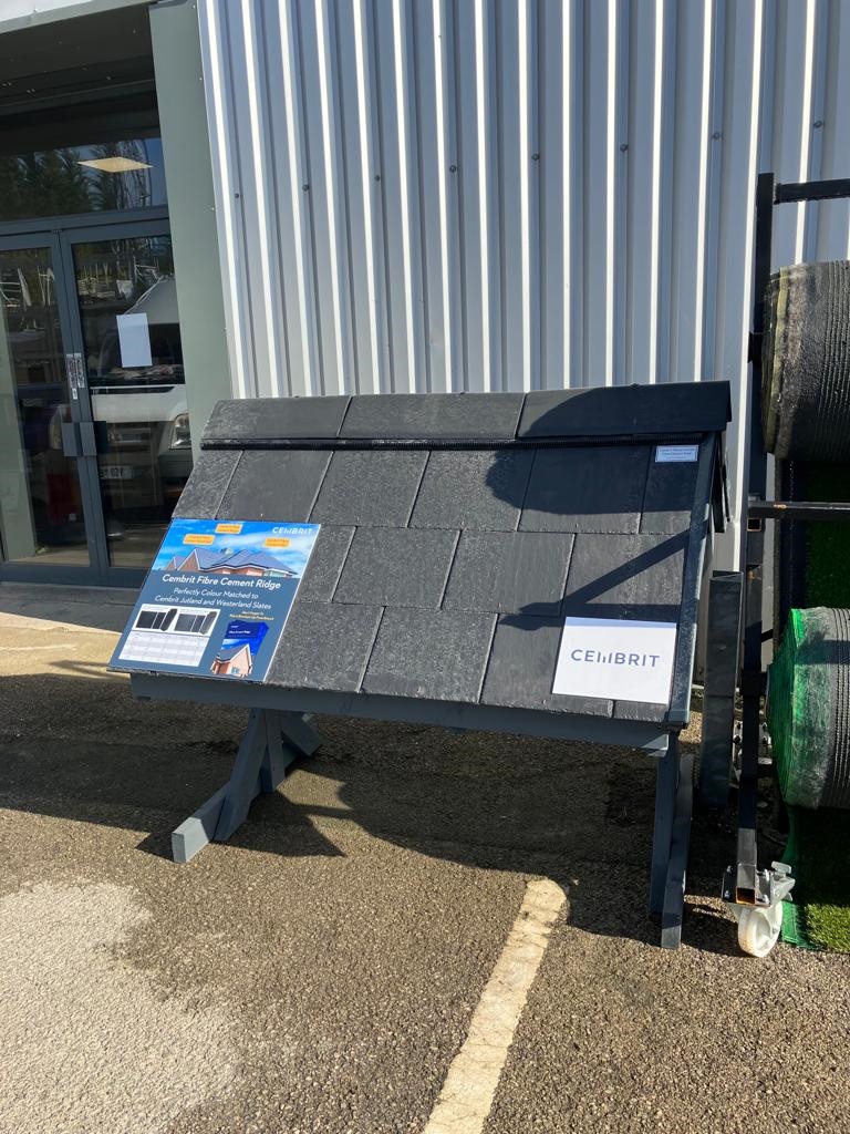 Over the past 6 months Cembrit UK has been busy fitting and installing the Fibre Cement Ridge and Westerland Textured Slate displays.

#slateroofing #fibrecement #cembrit #westerland #texturedslate #roofing #architecture #architect #merchant #building #buildingmaterial