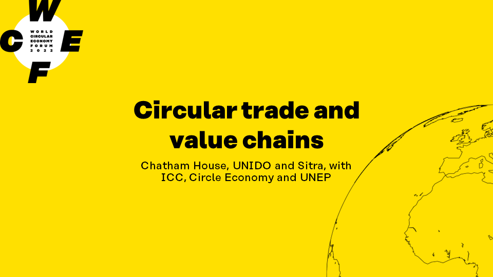 At the heart of the #COP27 is to create thriving lives for us all. In a globalised world, the #CircularEconomy promotes prosperity through fixing inefficiencies in #trade and value chains 🚢 

Learn more through our #WCEF2022 session:
wcef2022.com/session/circul…