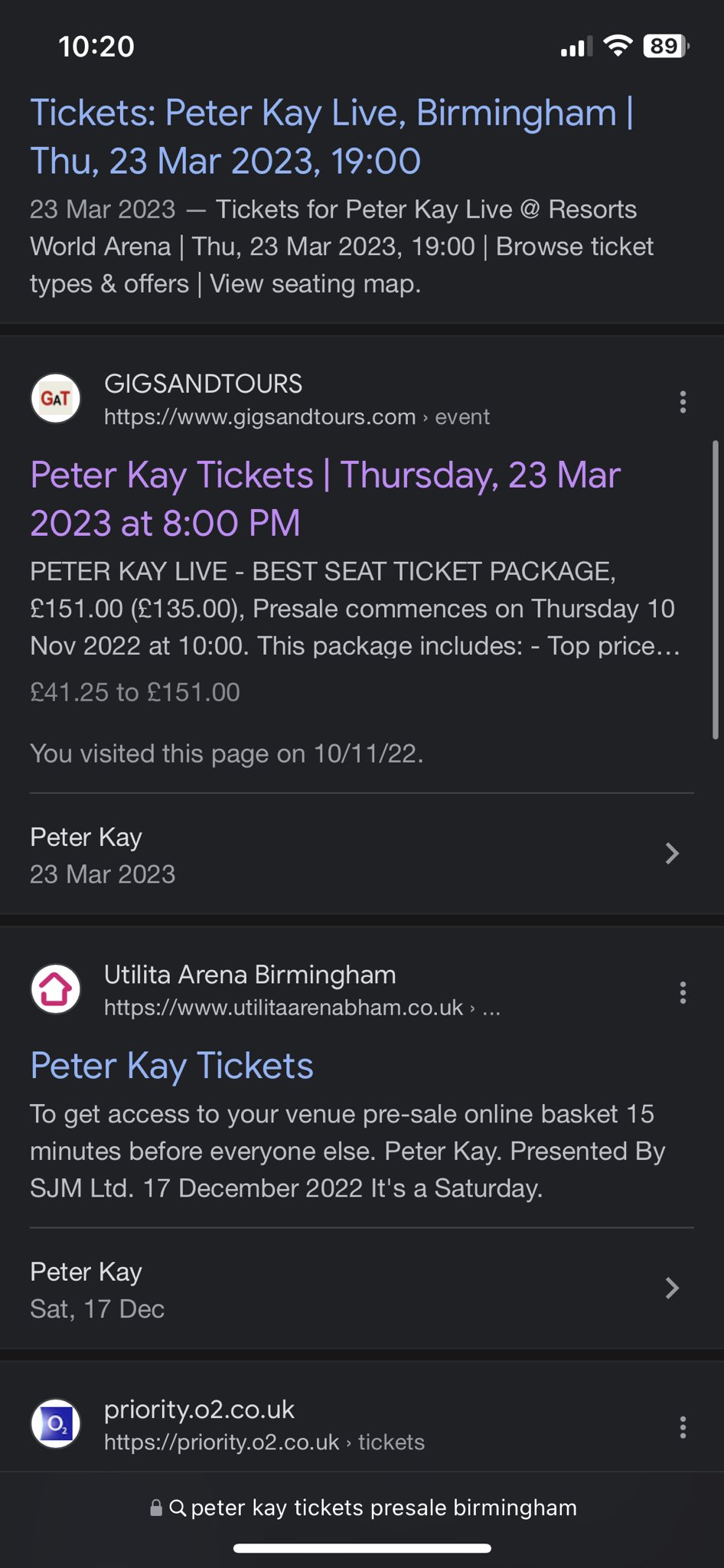 Gemma Daughtry 💙 on Twitter "TO GET MY TICKETS, I GOOGLED PETER KAY