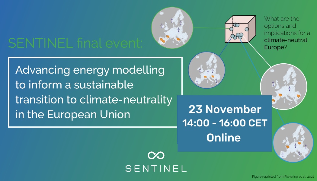 RenewablesGrid's tweet image. Curious about the options for a transition to carbon neutrality in the 🇪🇺 #EU? 

Join the SENTINEL team on 23 November at 14:00 CET to learn about the key findings and ask your questions to the 📊 #EnergyModelling teams!

Register for the webinar here👇
us02web.zoom.us/meeting/regist