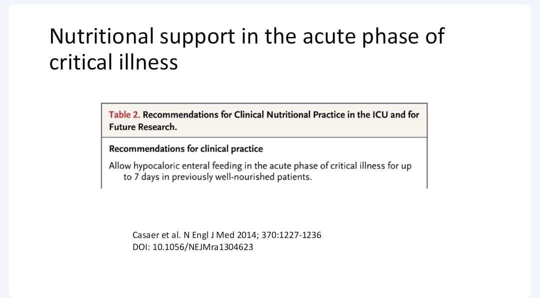 Fascinating presentation from <a href="/RW_Haines/">Ryan Haines</a> on the potential use of urea to creatinine ratio as a novel marker of catabolism - urea and creatinine are measured daily on ICU and may help identify patients most at risk of catabolism #CCSGStudy2022