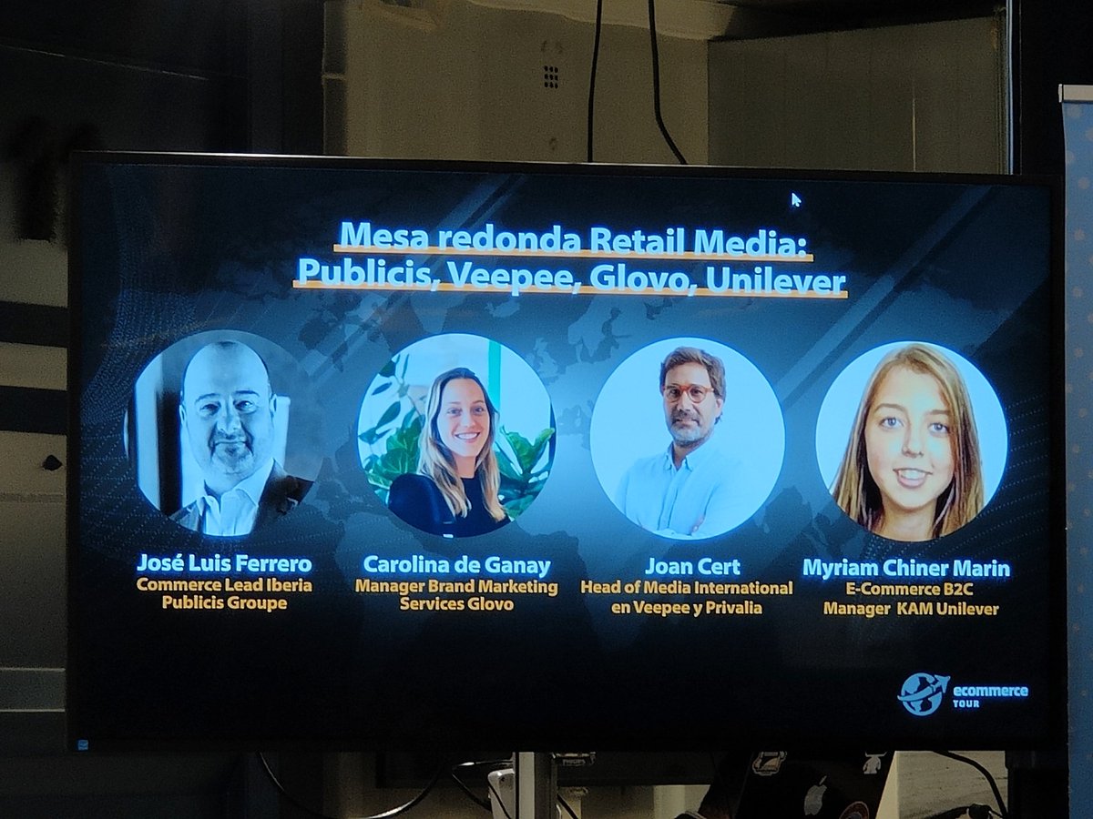 En el rosdshow de <a href="/Ecommerce_es/">Ecommerce News</a> escuchando la importancia del #RetailMedia ¿Es la gallina de huevos de oro? Con <a href="/Glovo_ES/">Glovo</a> <a href="/UnileverSpain/">Unilever España</a> <a href="/Privalia_es/">Privalia parte de Veepee</a> en <a href="/PangeaES/">PANGEA The Travel Store</a>