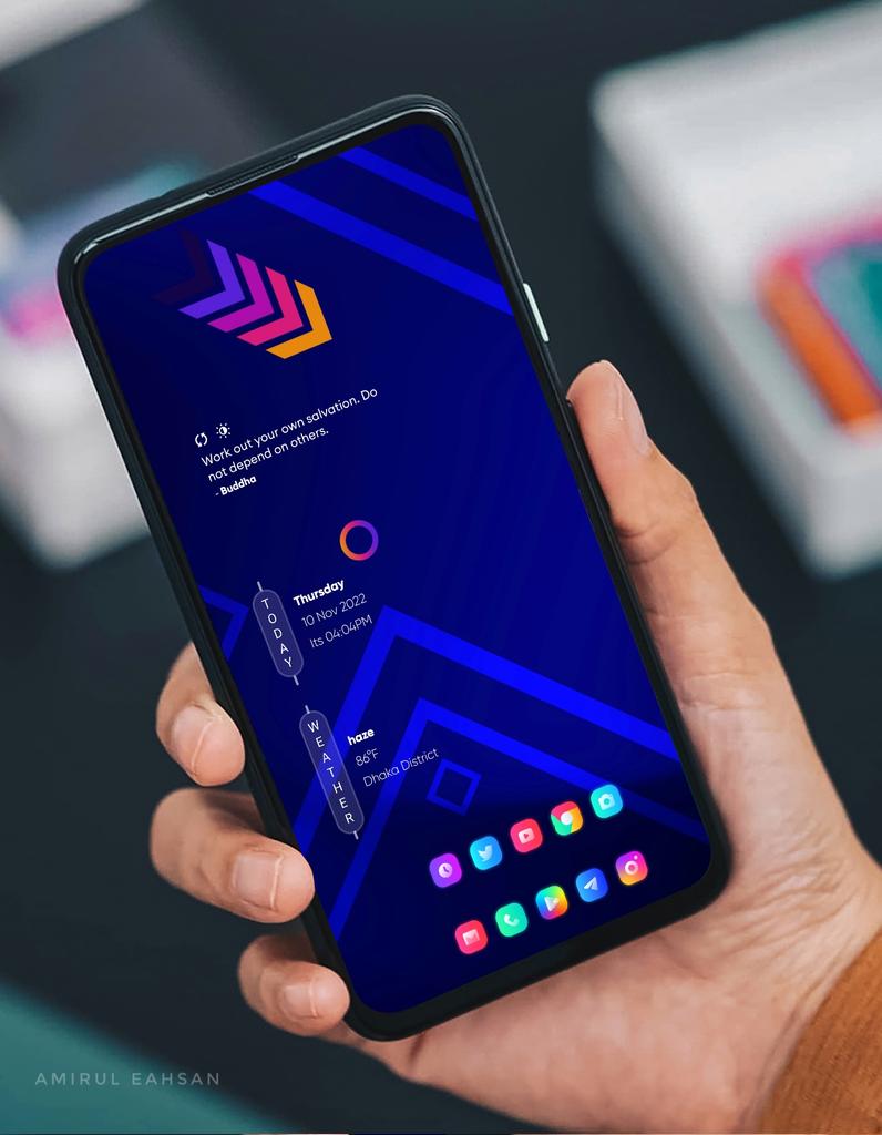 EahsanCh's tweet photo. #SL01
Direction...
×Launcher: @SmartLauncher
×Wallpaper: Elegant Splash Wallpapers @SarathEXP
×Icon: GLO @lkn9x
×Widgets:
-Caelus Duotone @oneplus
-Clement KWGT @SSDesigns14
×Template: @andro_idfans
@AndroidAuth
#aahomescreens
@WallersGallery
#Android
#wallpaper
#Glow
#icon https://t.co/fIIO2mKIla
