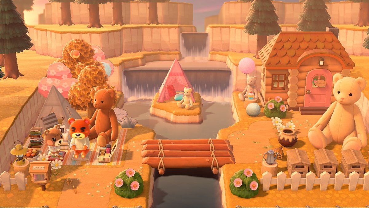 boobitsky's tweet photo. Next up on #HappyHomeParadise, I added Teddy as Maple's roommate in her bear bungalow :-)
#acnhmaple #acnhteddy #acnhdesign #AnimalCrossing #ACNH #NintendoSwitch https://t.co/nxgznk2TPK