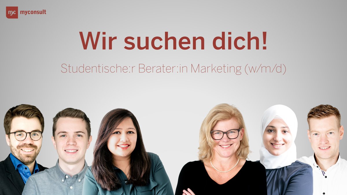 +++Wir suchen dich! - Studentische:r Berater:in (m/w/d) im Marketing +++

Du bist kreativ, hast Lust auf Gestaltung und suchst eine abwechslungsreiche Aufgabe?

Dann bewirb dich gerne bei uns als studentische:r Berater:in im Marketing: shorturl.at/hxX46