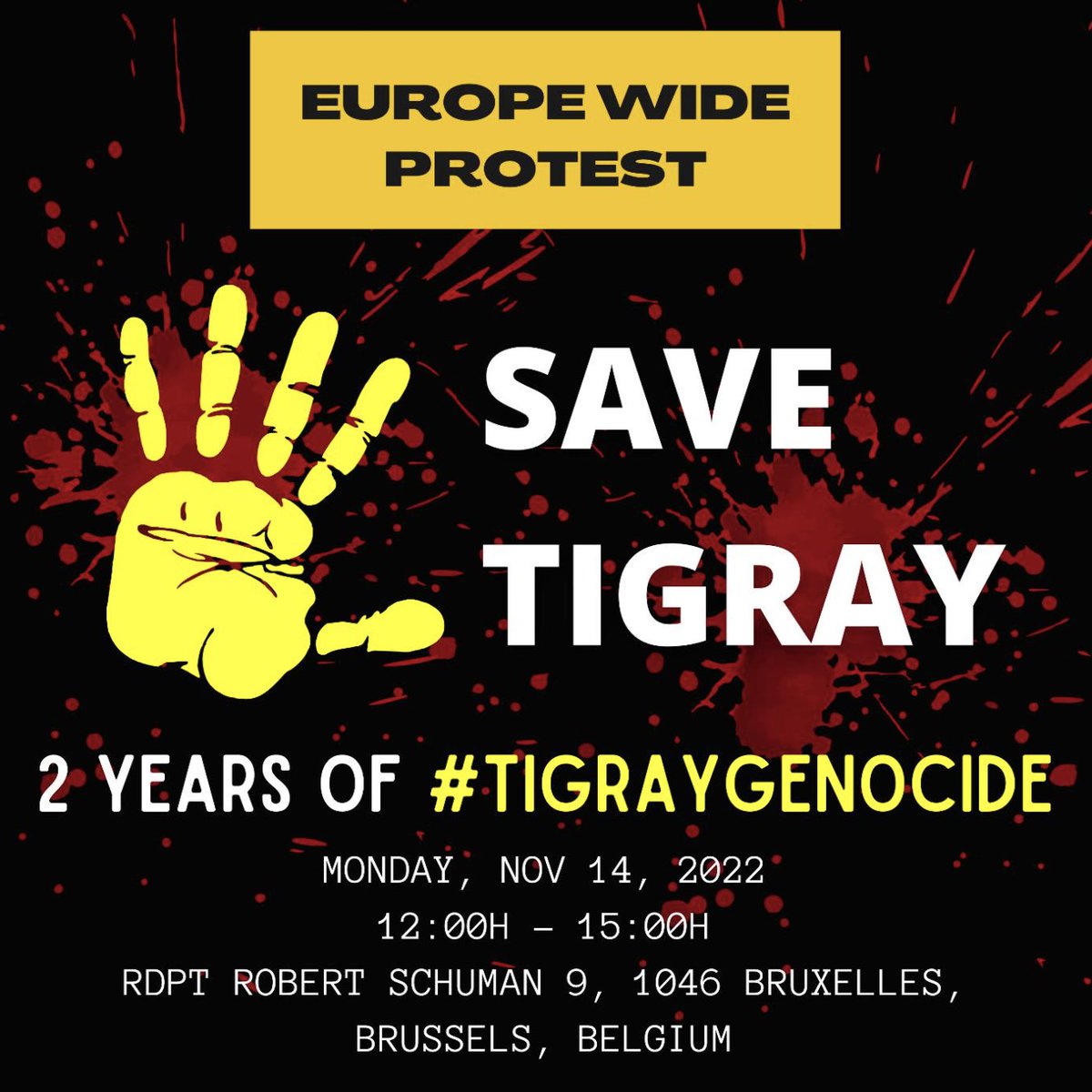 Tigrayans across Europe are mobilising!