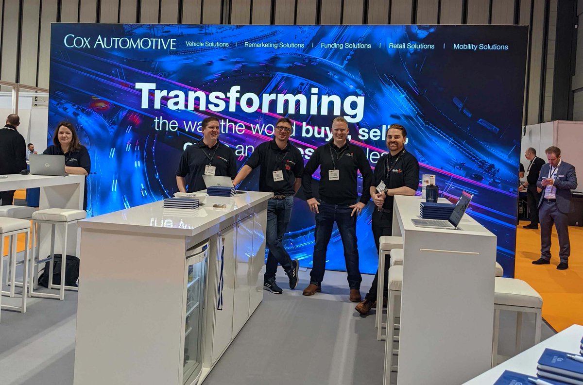 It’s finally arrived! We’re here at <a href="/AM_LiveUK/">Automotive Management Live</a> as part of the Cox Automotive family, the stand is ready, and we cannot wait to meet you all! Come and find us at stand C2 to find out more about our latest products and solutions. #AMLive