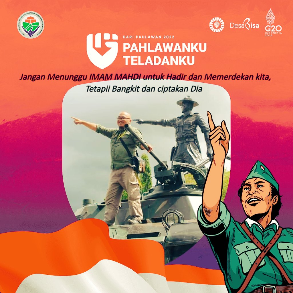 RizkyDunggio3's tweet photo. Pahlawan - Pahlawan Gorontalo ;
1. Nani Wartabone
2. Pendang Kalengkongan
3. Kusnodanupoyo
4. Mayor Dulah
5. Jalaludin Tantu
6. Dr. Aloei Saboe
7. Piola Isa
#10november 
#KemndesRI
#TPPI https://t.co/J1hmwFqqeC