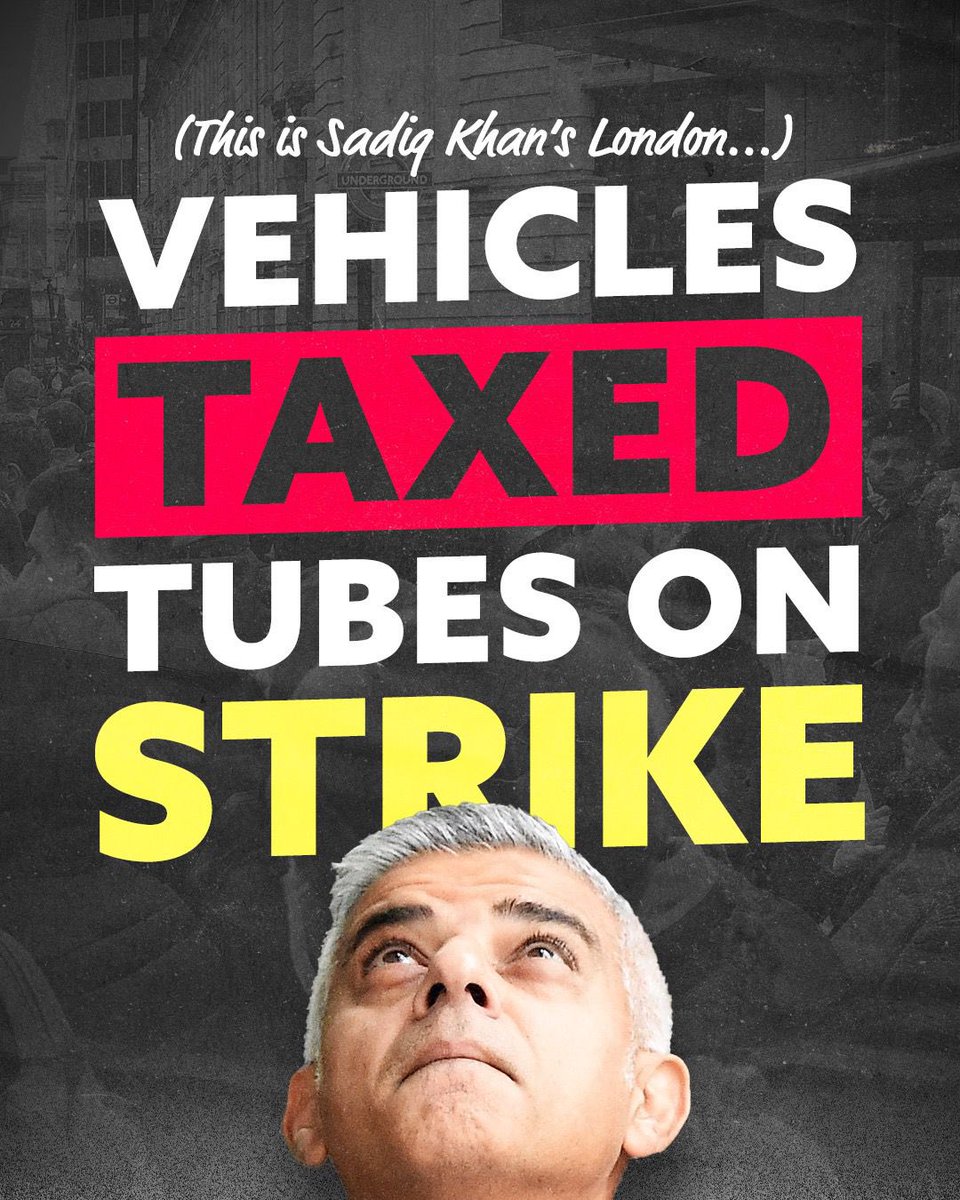 nadhimzahawi's tweet image. That promise of 0 strike days isn't going well for Sadiq Khan...

His Labour colleagues and their union paymasters are backing even more 👇🏽