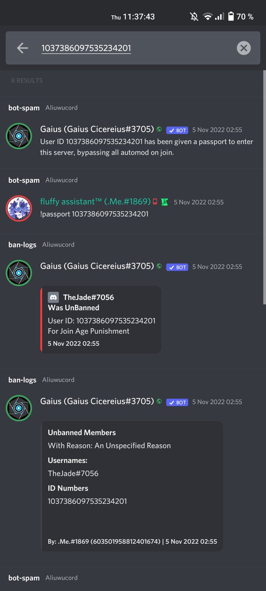 Aliucord's tweet photo. @theNeoJade you've already been unbanned, did it not let you join? https://t.co/YTBFTXMGLt