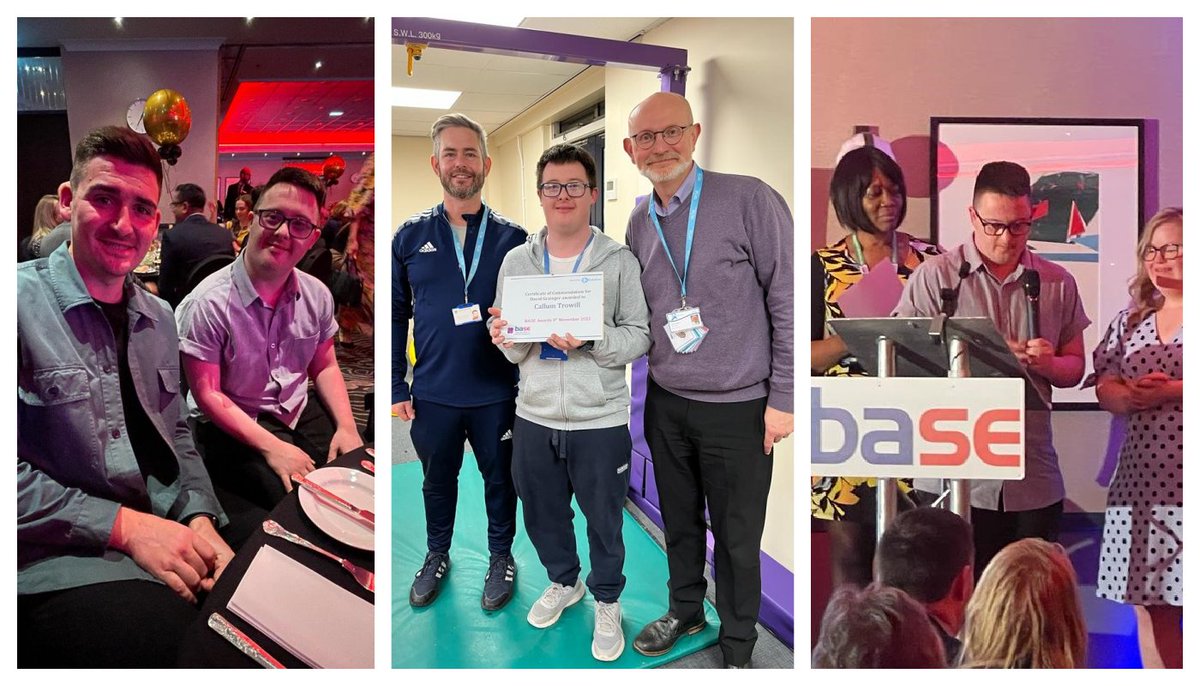DSWorkFit's tweet photo. Congratulations to Callum, who has been Highly Commended in the David Grainger category at #BASE2022!
Callum has an amazing talent for communicating with the children he works with, as a Teaching Assistant at Maltby Hilltop School in Rotherham.
@base_tweets https://t.co/oUSy1f8qxJ