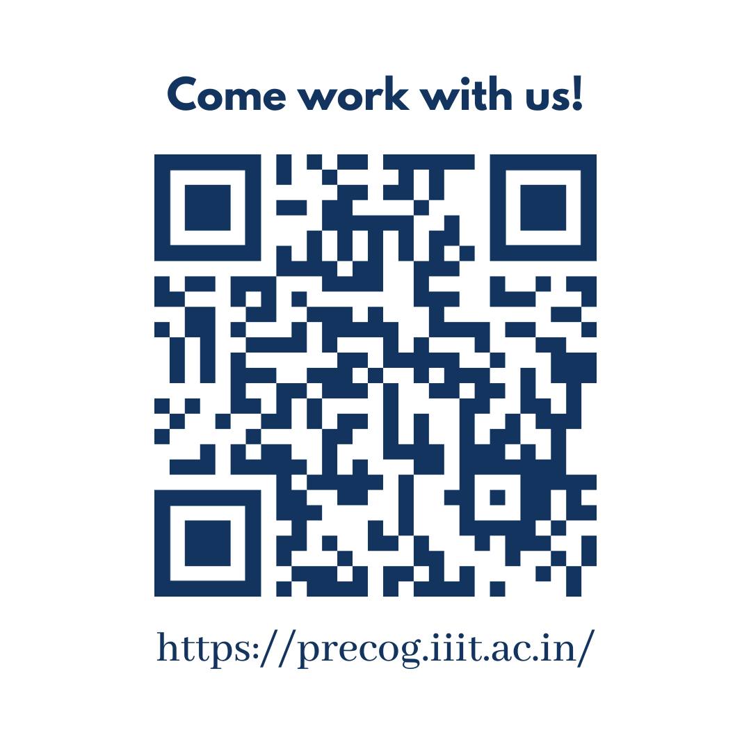 ponguru's tweet image. #JobAlert Looking for 4 Full-time-in-person-at-IIITH Research Associate. 
Topics: Fake news, Legal AI, Image processing, social network analysis, Machine learning. 
Deadline: 26th Nov / 11th Dec 
Stipend: 20,000 per month 
Apply forms.office.com/r/rFM9vif0kL or Scan  QR. #ProfGiri