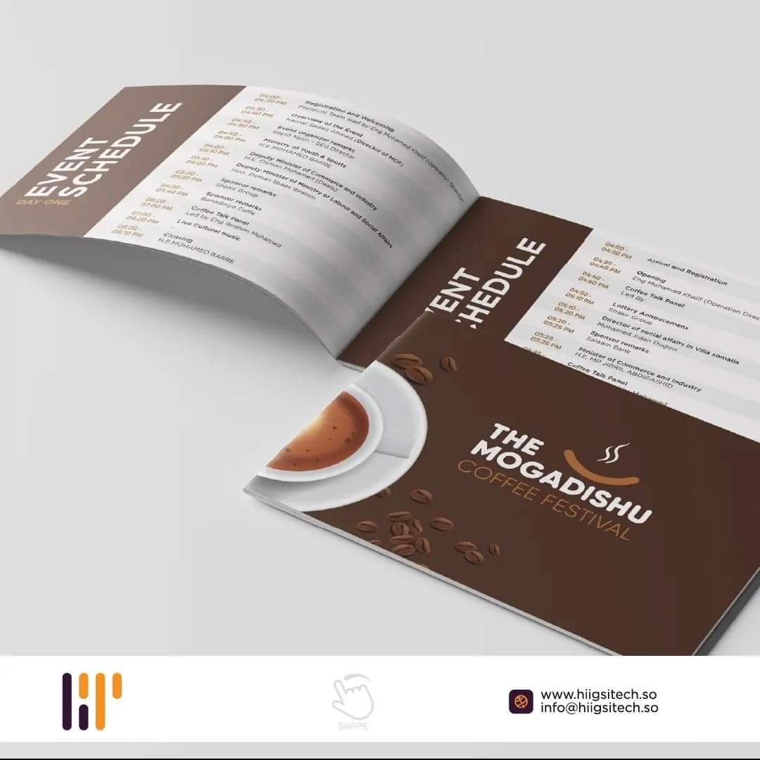 Hiigsitech's tweet photo. MCF is the first and most entertaining coffee event in Somalia,

We’re very proud and privileged to Brand the 1st Edition of mogadishu coffee festival
 #mogadishucoffeefestiva2022 #mcf2022  #hiigsitechnology #hiigsitech #hiigsi  #design #eventdesigner https://t.co/SMmqHFeaw2