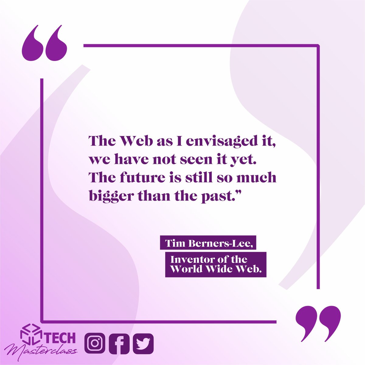 MasterclassTech's tweet image. There is still so much more to be done in the tech space. The possibilities are endless. Don&apos;t be caught napping in an old or obsolete career.

#TechMasterclass #Tech